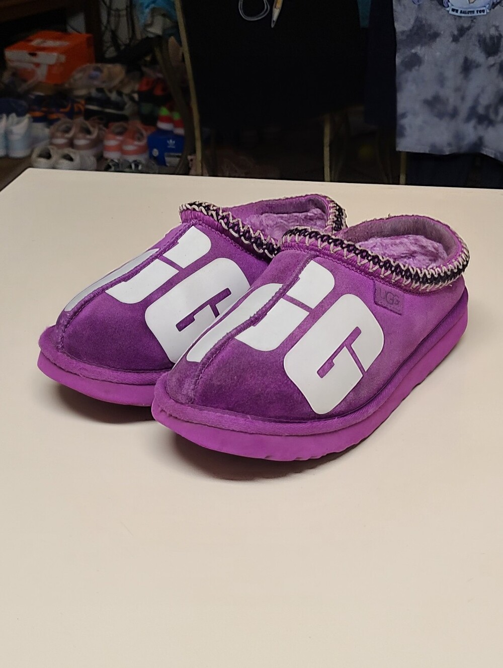Ugg Tasman Chopd Slip On platform slippers size 9